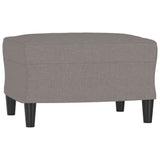 Ensemble de canapés 4 pcs avec coussins Taupe Tissu