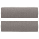 Ensemble de canapés 4 pcs avec coussins taupe tissu