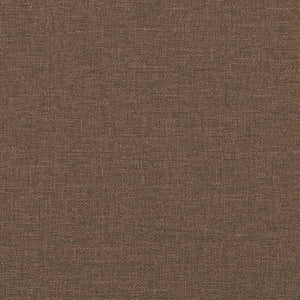 Ensemble de canapés 2 pcs avec coussins Marron Tissu