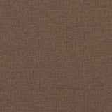 Ensemble de canapés 2 pcs avec coussins Marron Tissu