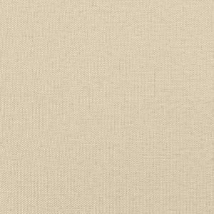 Ensemble de canapés 3 pcs avec coussins Crème Tissu