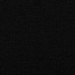 Ensemble de canapés 3 pcs avec coussins Noir Tissu