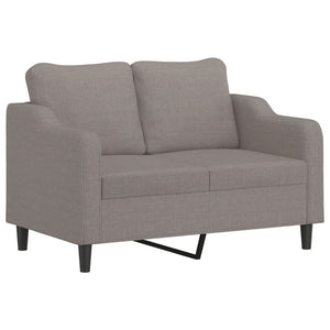 Ensemble de canapés 3 pcs avec coussins Taupe Tissu