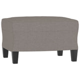 Ensemble de canapés 3 pcs avec coussins Taupe Tissu