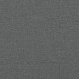 Ensemble de canapés 2 pcs coussins gris foncé tissu