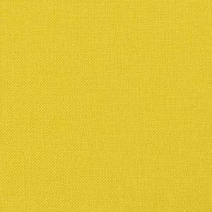 Ensemble de canapés 2 pcs avec coussins jaune clair tissu