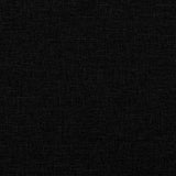 Ensemble de canapés 3 pcs avec coussins noir tissu