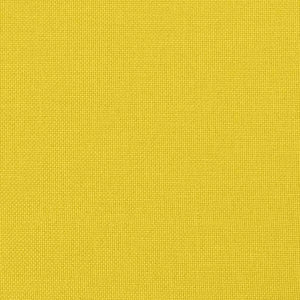 Ensemble de canapés 3 pcs avec coussins jaune clair tissu