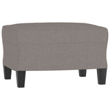 Ensemble de canapés 3 pcs avec coussins taupe tissu