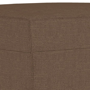 Ensemble de canapés 3 pcs avec coussins Marron Tissu