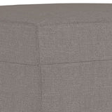 Ensemble de canapés 3 pcs avec coussins Taupe Tissu