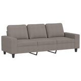 Ensemble de canapés 3 pcs taupe tissu