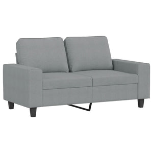 Ensemble de canapés 4 pcs gris clair tissu