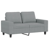 Ensemble de canapés 4 pcs gris clair tissu