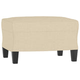 Ensemble de canapés 4 pcs crème tissu