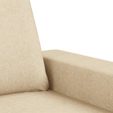 Ensemble de canapés 4 pcs crème tissu
