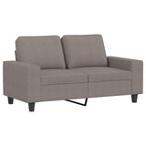 Ensemble de canapés 4 pcs taupe tissu