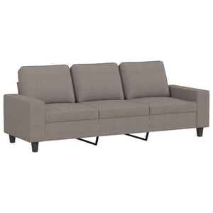 Ensemble de canapés 4 pcs taupe tissu