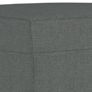 Ensemble de canapés 3 pcs gris foncé tissu