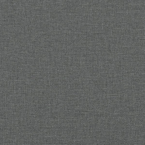 Ensemble de canapés 2 pcs gris foncé tissu