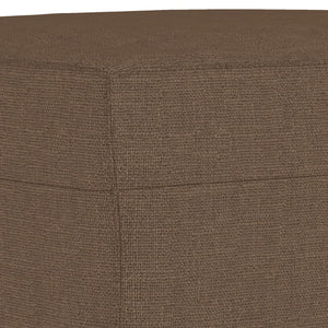 Ensemble de canapés 3 pcs marron tissu