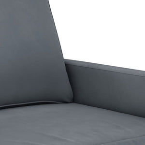 Ensemble de canapés 4 pcs gris foncé velours