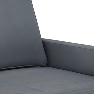 Ensemble de canapés 4 pcs avec coussins gris foncé velours