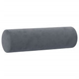 Ensemble de canapés 4 pcs avec coussins gris foncé velours