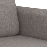 Ensemble de canapés 3 pcs avec coussins Taupe Tissu