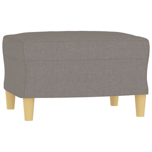 Ensemble de canapés 4 pcs avec coussins taupe tissu