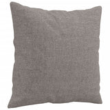 Ensemble de canapés 4 pcs avec coussins taupe tissu