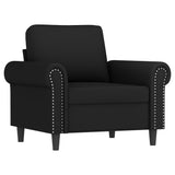Ensemble de canapés 4 pcs avec coussins Noir Velours