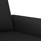 Ensemble de canapés 4 pcs avec coussins Noir Velours