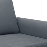 Ensemble de canapés 4 pcs avec coussins gris foncé velours