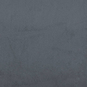 Ensemble de canapés 4 pcs avec coussins gris foncé velours