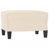 Ensemble de canapés 4 pcs avec coussins beige tissu microfibre
