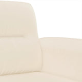 Ensemble de canapés 3 pcs avec coussins Beige Tissu microfibre