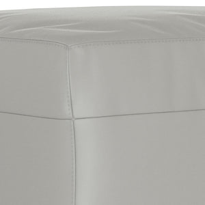 Ensemble de canapés 4 pcs coussins Gris clair Tissu microfibre