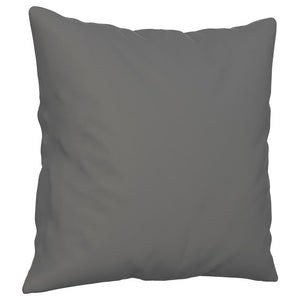 Ensemble de canapés 4 pcs coussins Gris foncé Tissu microfibre