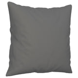 Ensemble de canapés 4 pcs coussins Gris foncé Tissu microfibre