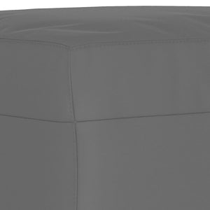 Ensemble de canapés 4 pcs coussins Gris foncé Tissu microfibre