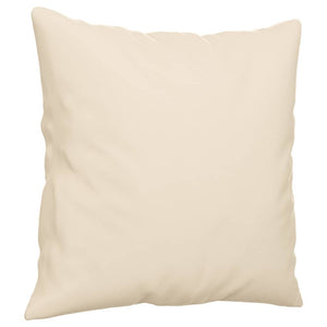 Ensemble de canapés 4 pcs avec coussins Beige Tissu microfibre