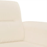 Ensemble de canapés 4 pcs avec coussins Beige Tissu microfibre