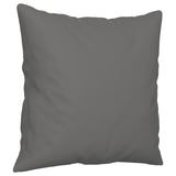 Ensemble de canapés 2 pcs coussins Gris foncé Tissu microfibre