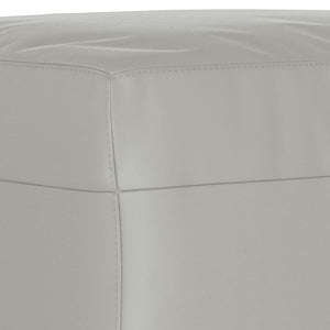 Ensemble de canapés 3 pcs coussins gris clair tissu microfibre