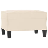 Ensemble de canapés 3 pcs avec coussins beige tissu microfibre