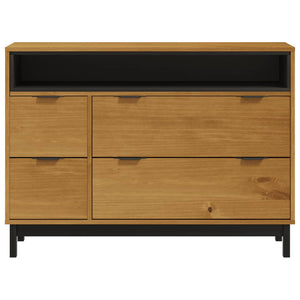 Commode FLAM 110x40x80 cm bois de pin massif