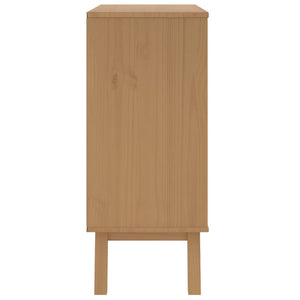 Armoire à tiroirs OLDEN marron bois de pin solide