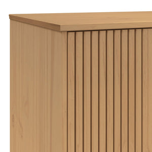 Garde-robe OLDEN marron 76,5x53x172 cm bois massif de pin