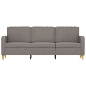 Canapé à 3 places Taupe 180 cm Tissu
